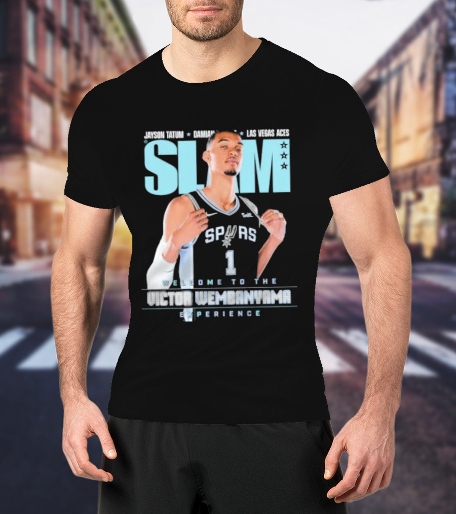 SLAM Victor Wembanyama Spurs Experience Welcome T-Shirt