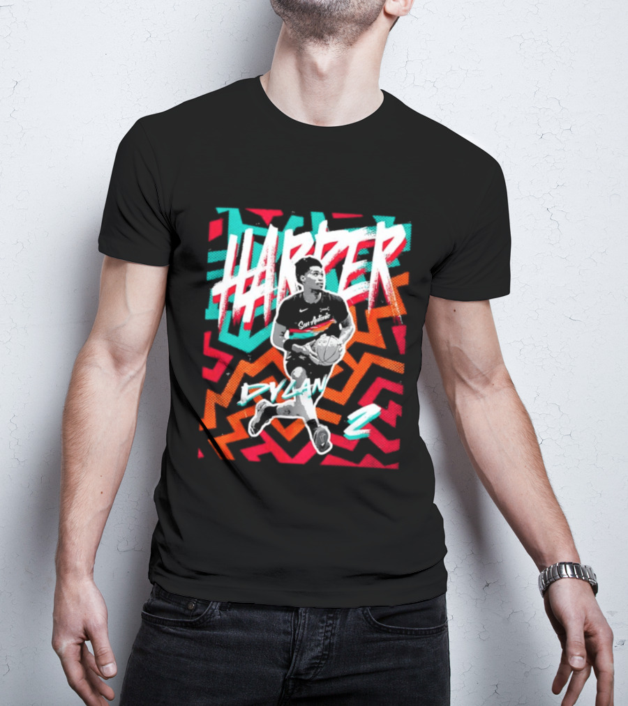 Dylan Harper San Antonio Spurs 2 NBA Fiesta T-Shirt