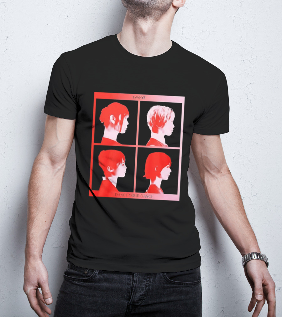 Exwhyz Dance Your Dance Four Profiles Red Frame T-Shirt