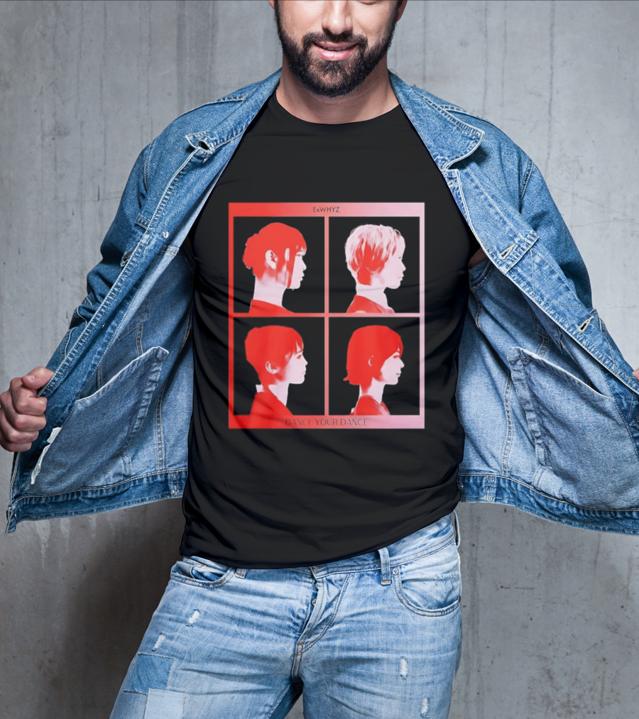 Exwhyz Dance Your Dance Four Profiles Red Frame T-Shirt