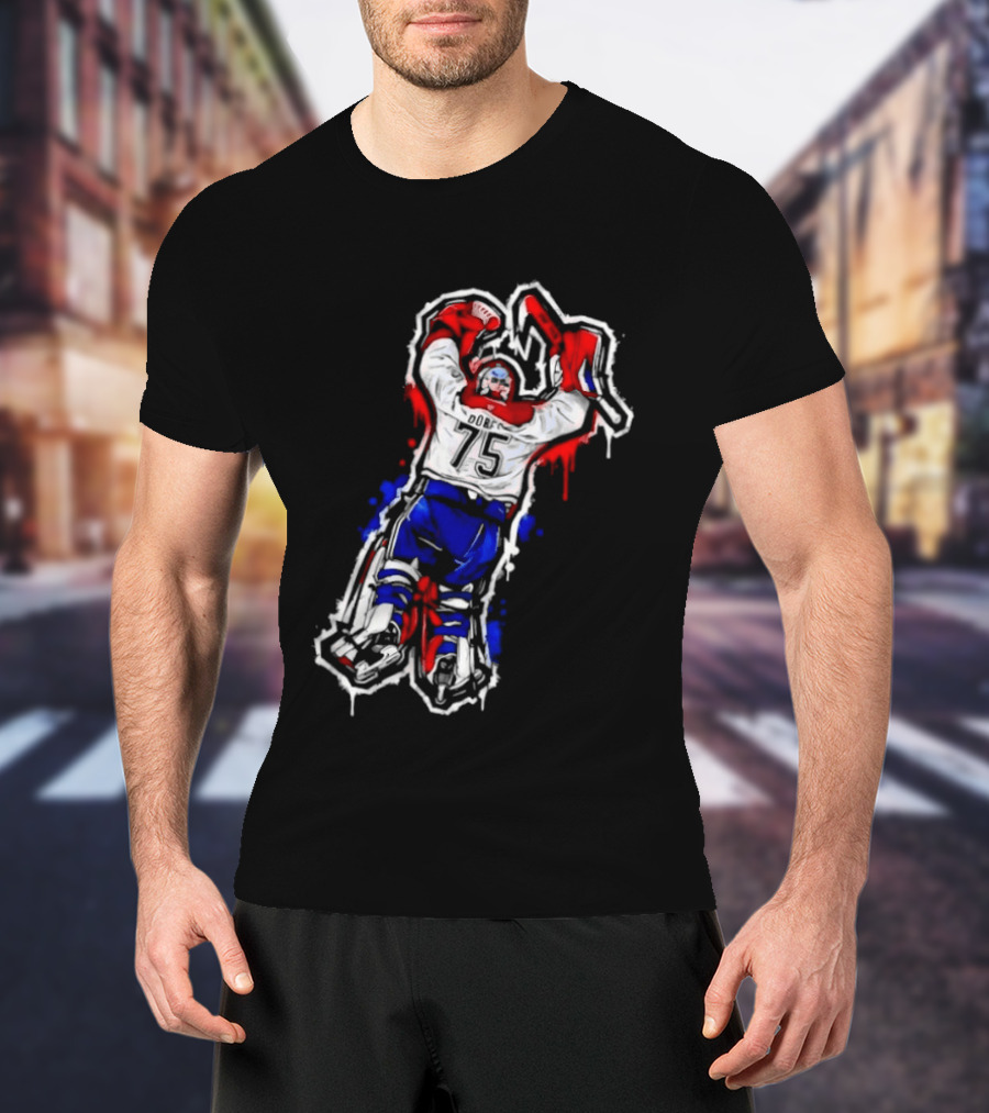 Laval Rocket Jakub Dobes Goalie 75 Hockey T-Shirt