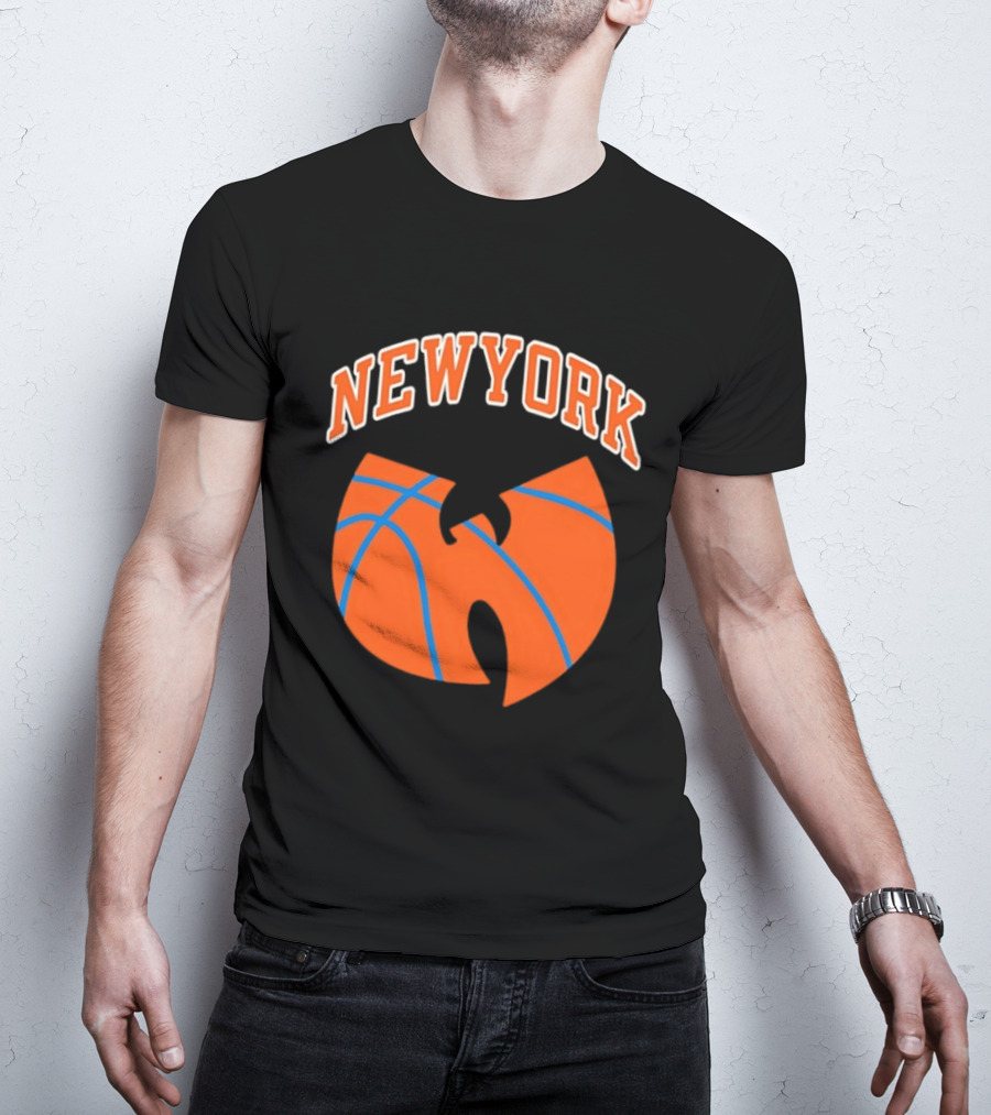 New York Basketball Wu Tang Clan Iconic Sports Fusion T-Shirt