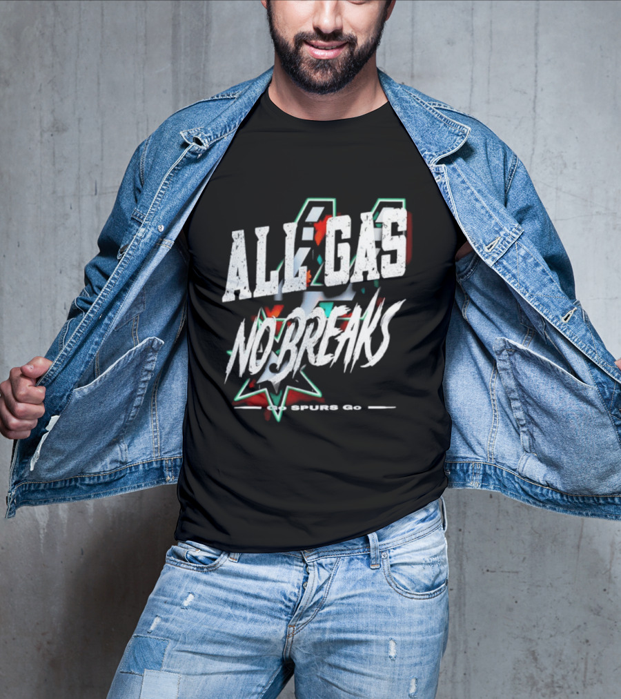 San Antonio Spurs All Gas No Breaks NBA 2023 T-Shirt