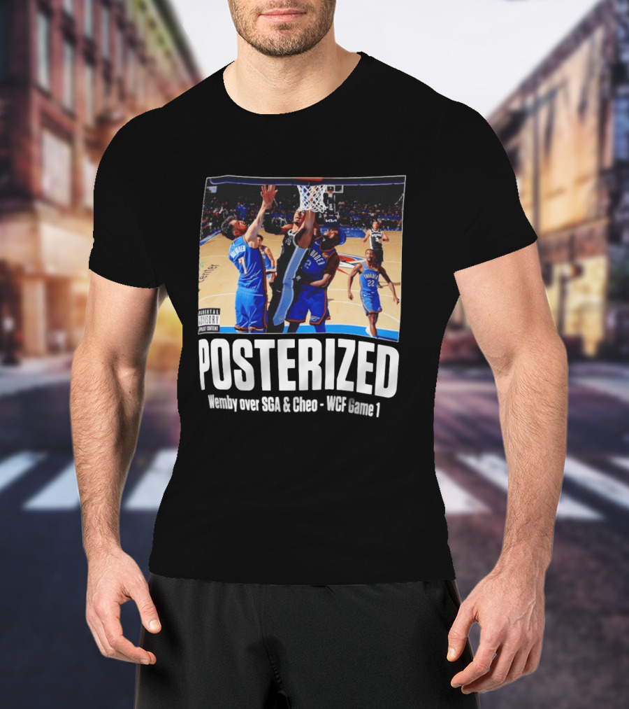 Ized Victor Wembanyama Chet Holmgren Shai Gilgeous Alexander NBA Game 1 2026 T-Shirt
