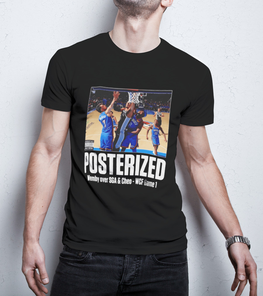 Ized Victor Wembanyama Chet Holmgren Shai Gilgeous Alexander NBA Game 1 2026 T-Shirt