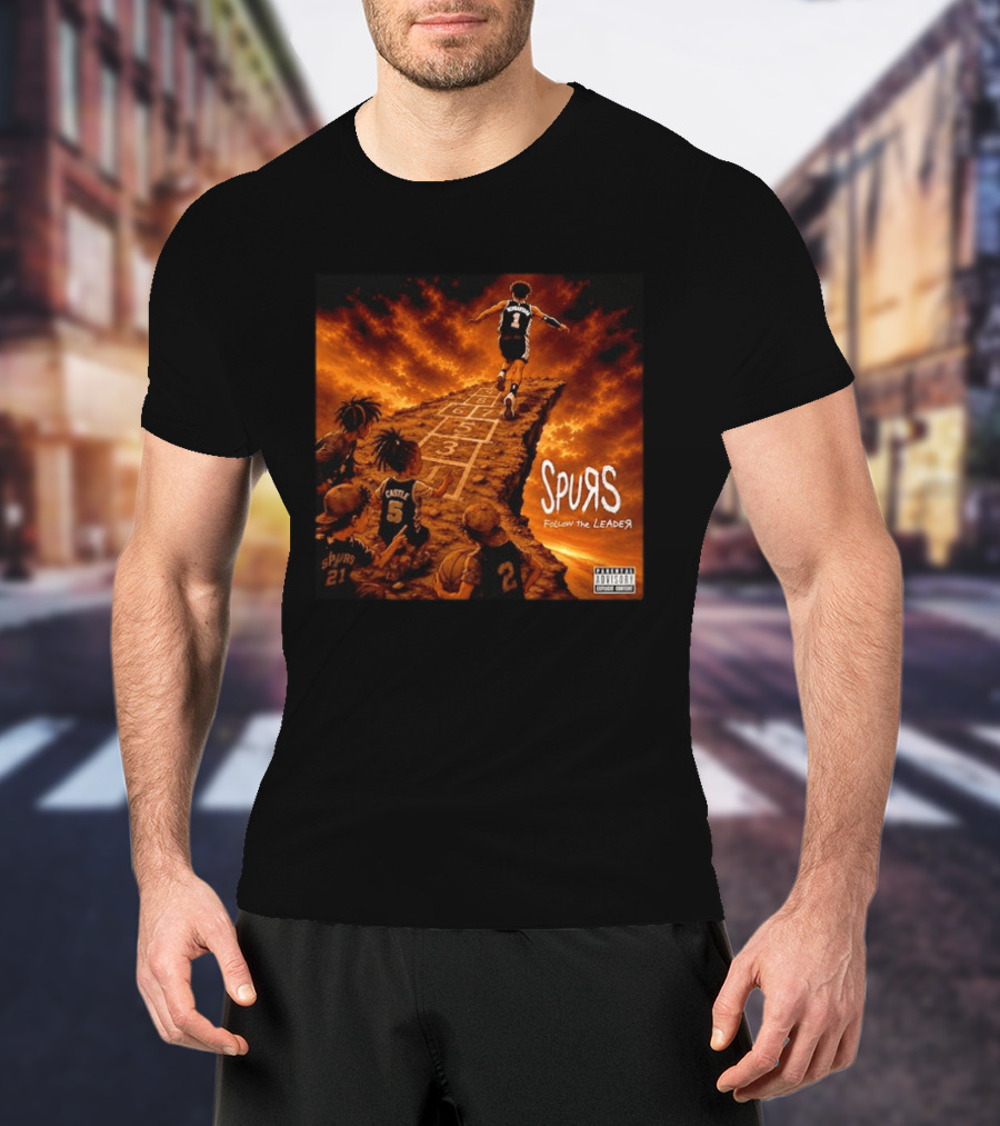 Victor Wembanyama Spurs Follow The Leader San Antonio NBA T-Shirt