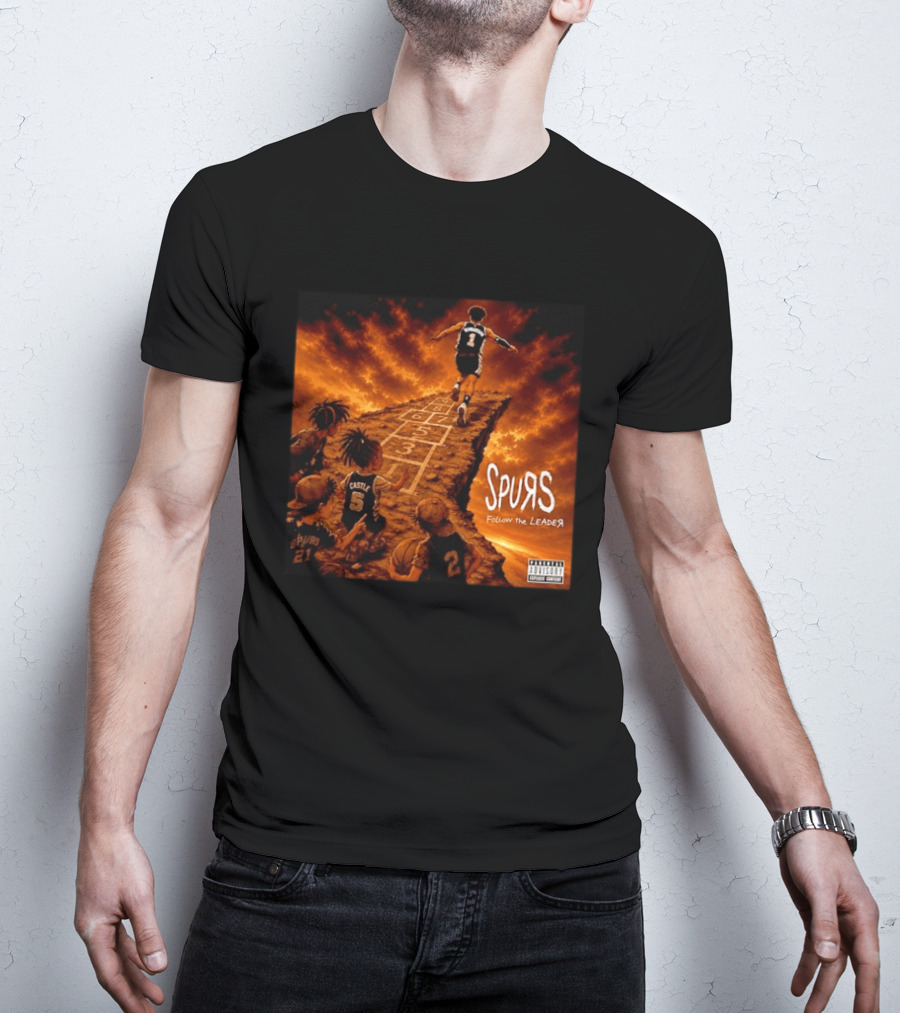 Victor Wembanyama Spurs Follow The Leader San Antonio NBA T-Shirt