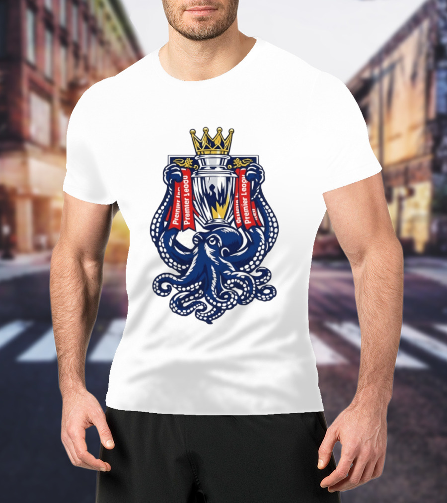 Octopus Holding Premier League Trophy Arsenal 2026 T-Shirt