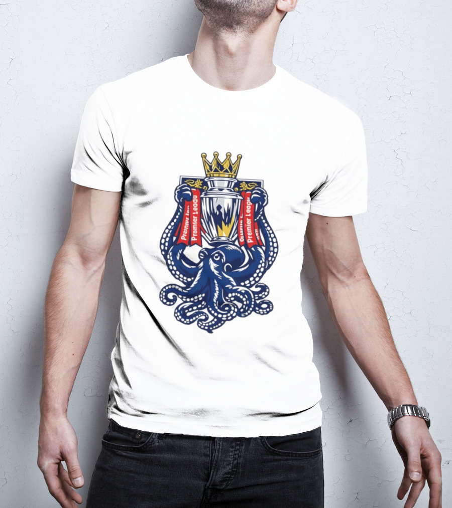 Octopus Holding Premier League Trophy Arsenal 2026 T-Shirt