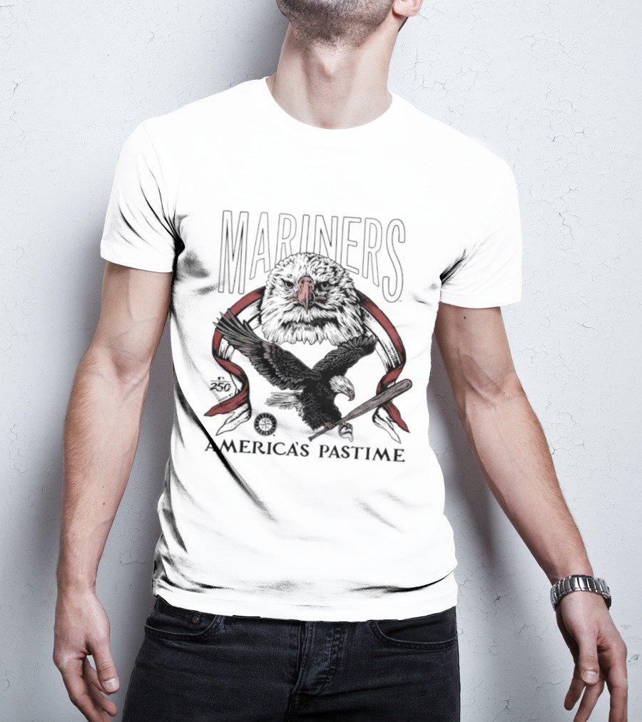 Mariners America's Pastime Bald Eagle Celebration T-Shirt
