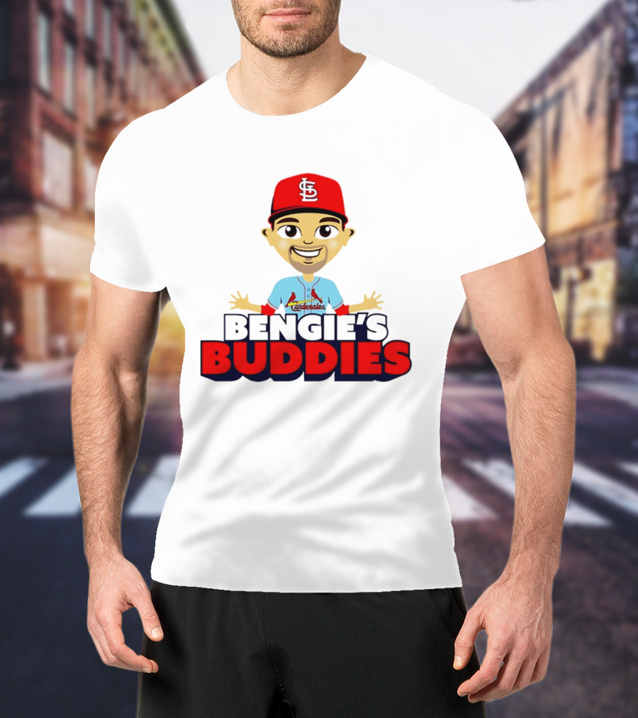 Bengie's Buddies St. Louis Cardinals Cardenales Caricature T-Shirt