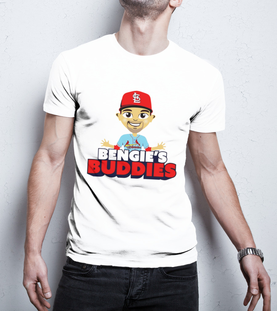 Bengie's Buddies St. Louis Cardinals Cardenales Caricature T-Shirt