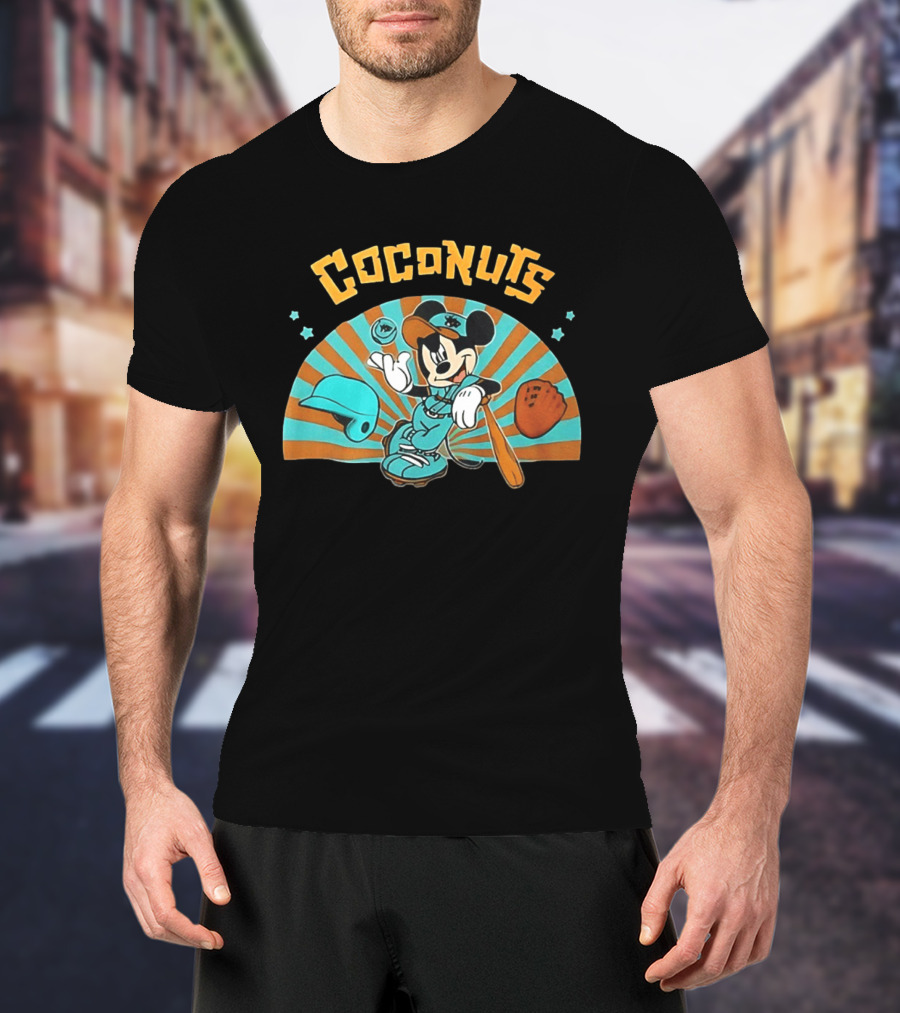 Coconuts Baseball Mickey Mouse Batting Gear 2026 T-Shirt
