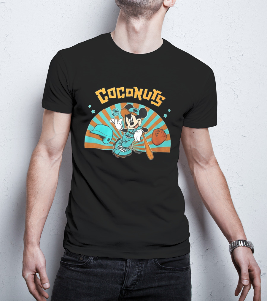 Coconuts Baseball Mickey Mouse Batting Gear 2026 T-Shirt