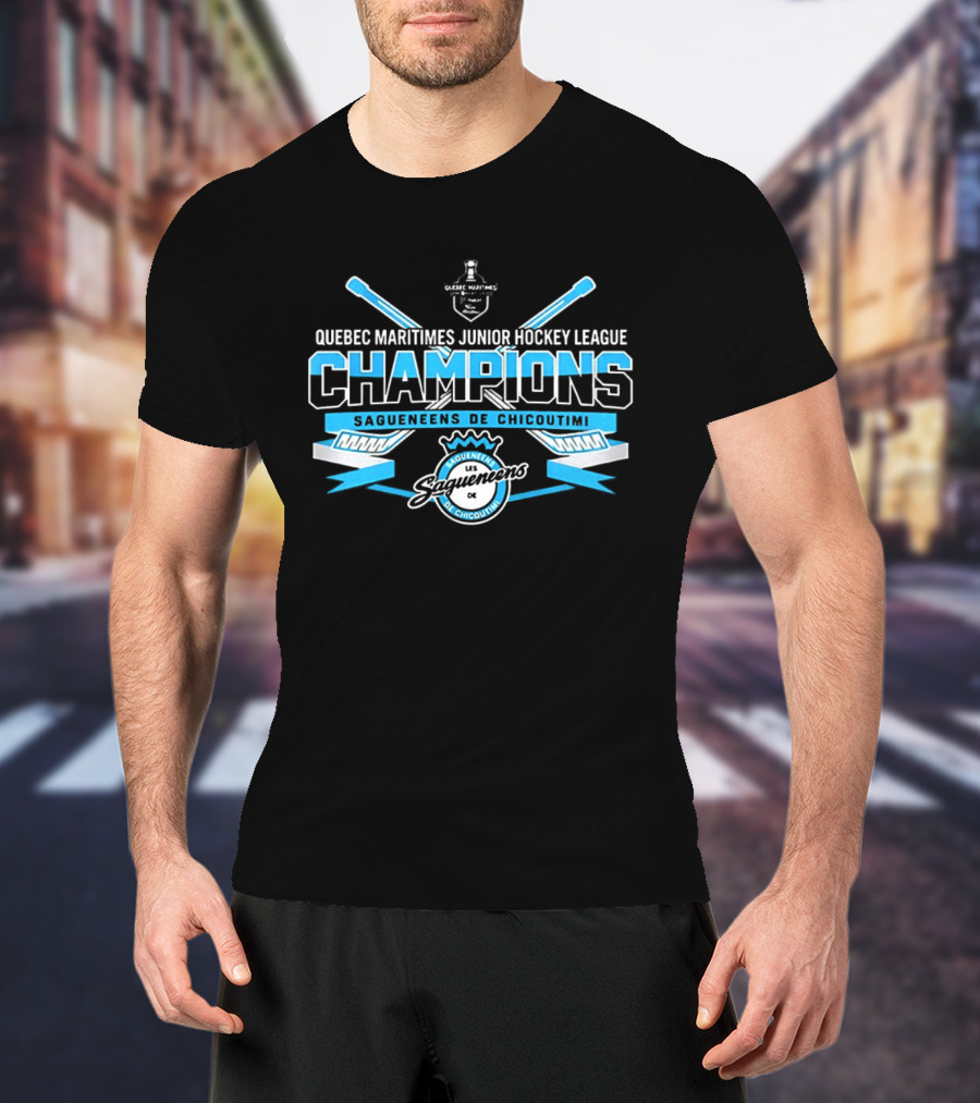 Quebec Maritimes Junior Hockey League Champions Saguenéens De Chicoutimi T-Shirt