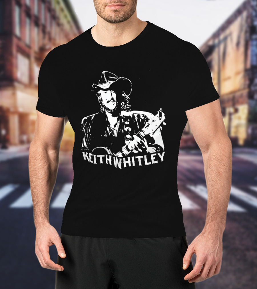 Keith Whitley Cowboy Hat Guitar T-Shirt