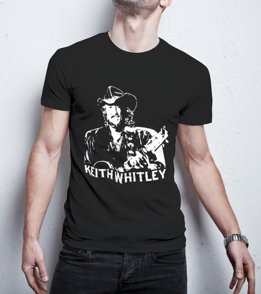 Keith Whitley Cowboy Hat Guitar T-Shirt