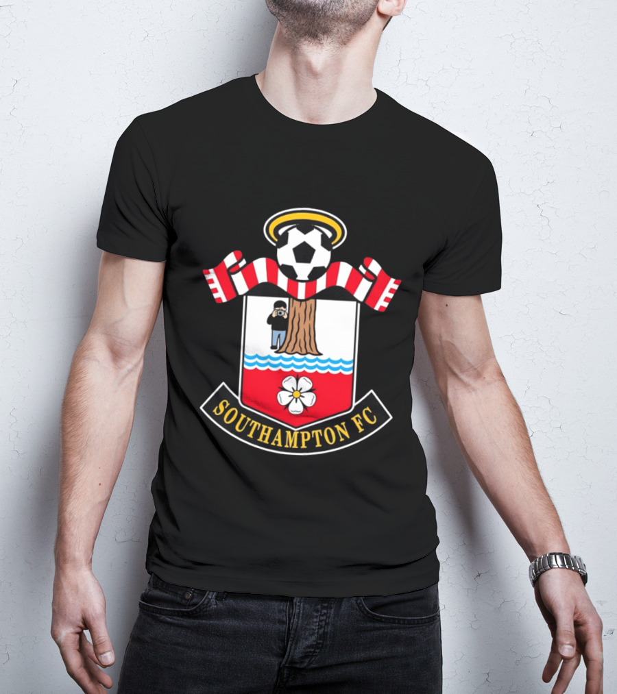 Southampton FC Crest Meme Tree Photographer Football T-Shirt