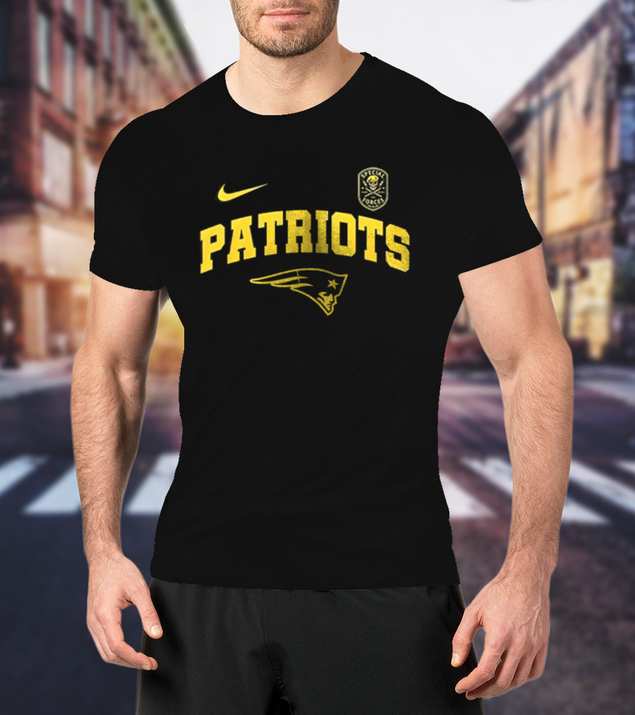 New England Patriots Nike Armed Forces Salute Veteran Honor T-Shirt