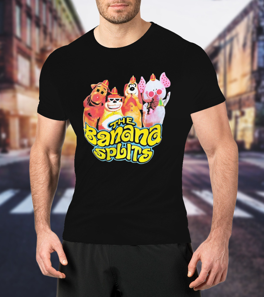 The Banana Splits Characters Hanna Barbera Retro Animation Series T-Shirt