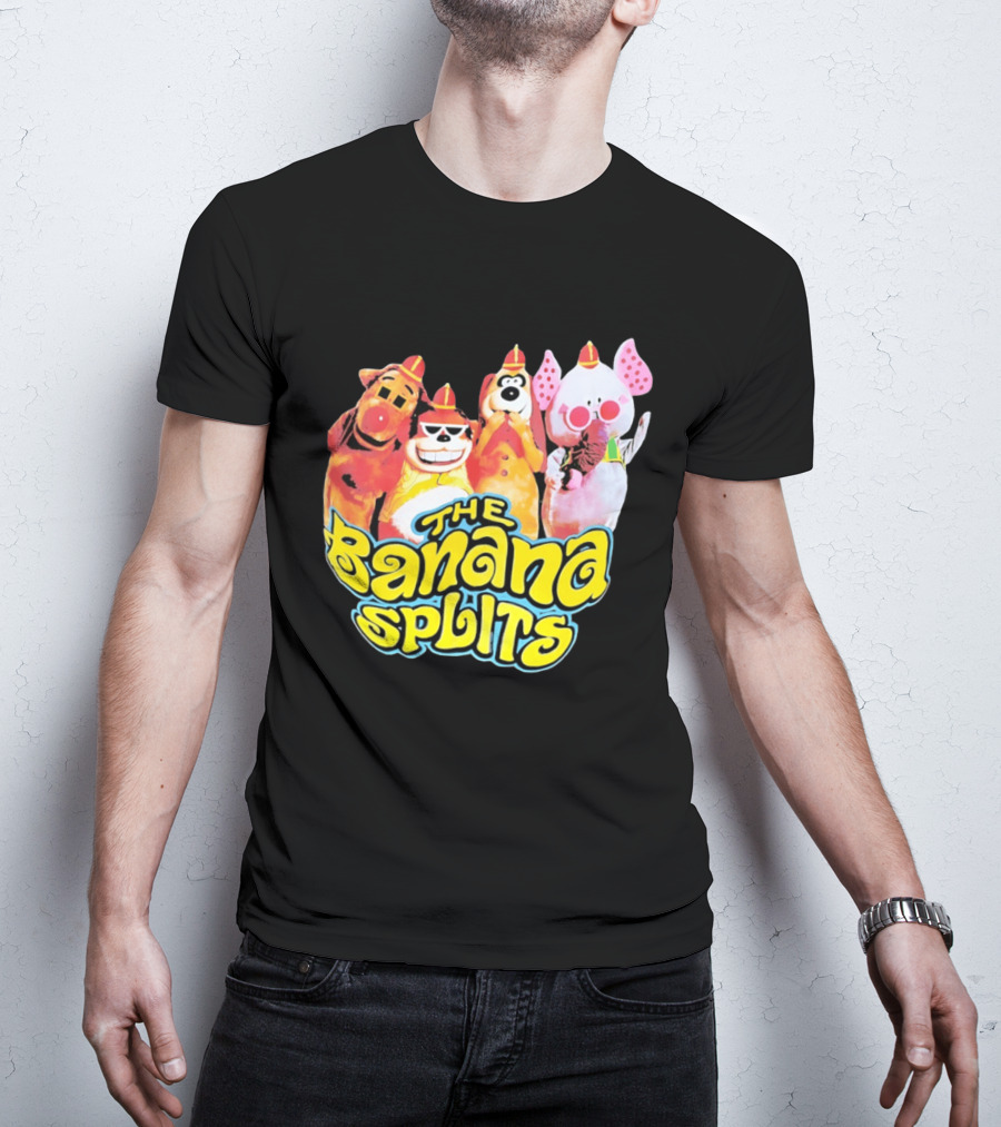 The Banana Splits Characters Hanna Barbera Retro Animation Series T-Shirt