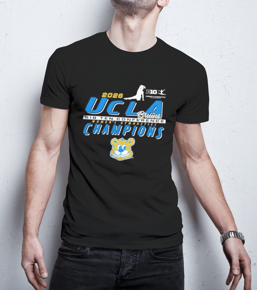 2023 UCLA Bruins Gymnastics Women's Big Ten Champions T-Shirt