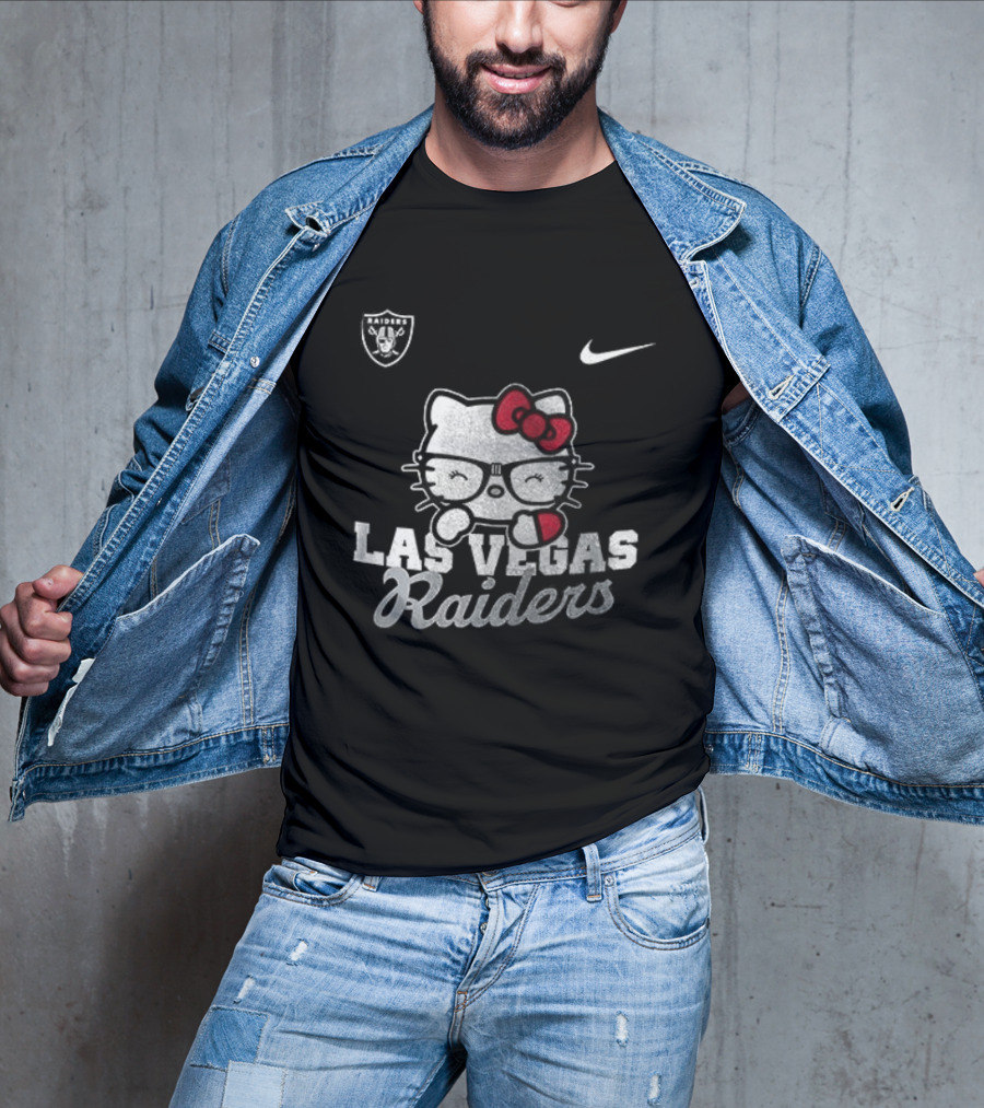 Las Vegas Raiders Hello Kitty Nike Collaboration T-Shirt