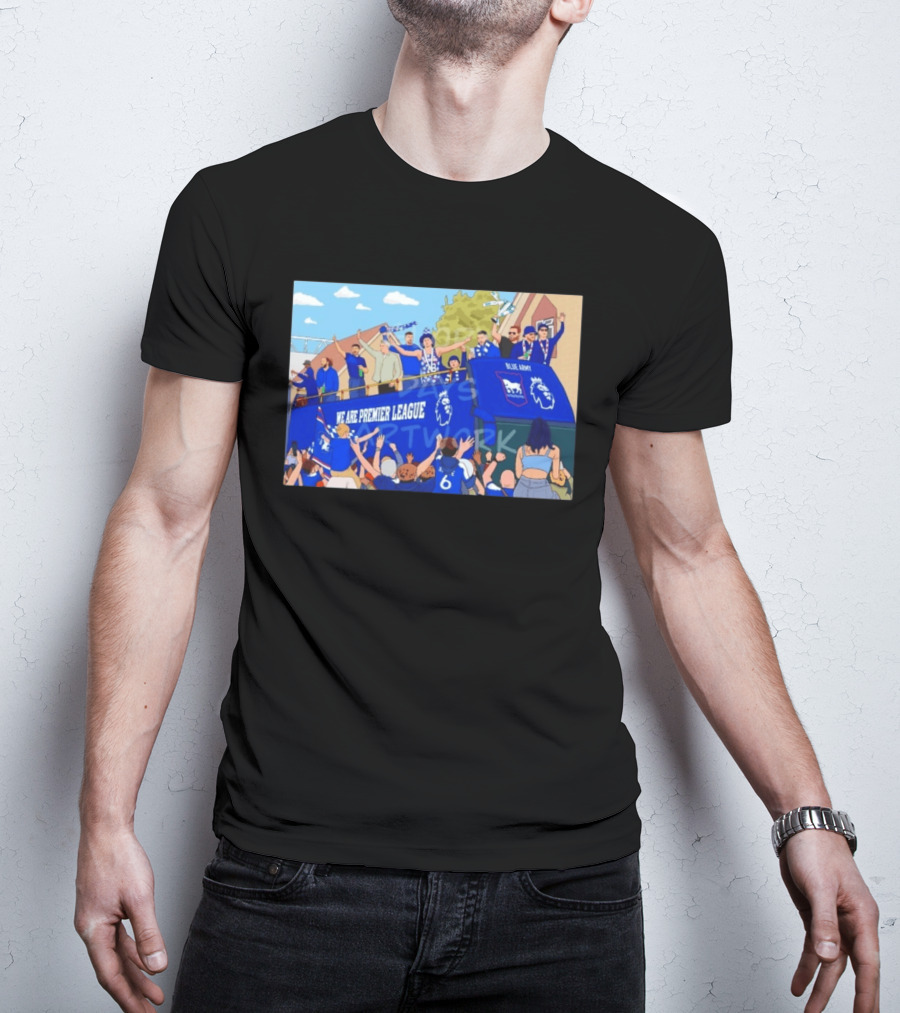 Ipswich Town Blue Army We Are Premier League Celebration Parade T-Shirt