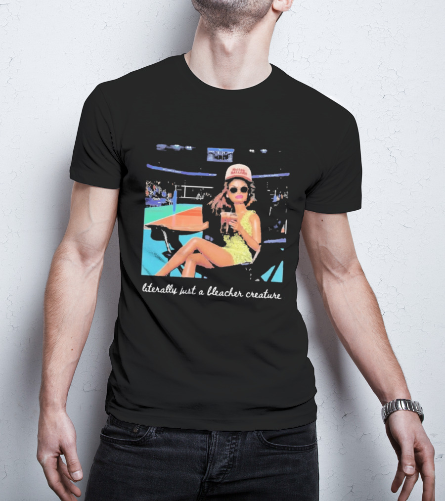 Barbie Maars Attack Volleyball Literally Just A Bleacher Creature T-Shirt