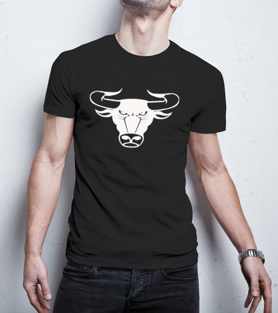Bulls Head White T-Shirt
