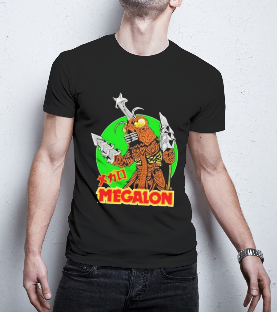 Cavitycolors Megalon Monster Kaiju Japanese Horror And Halloween T-Shirt
