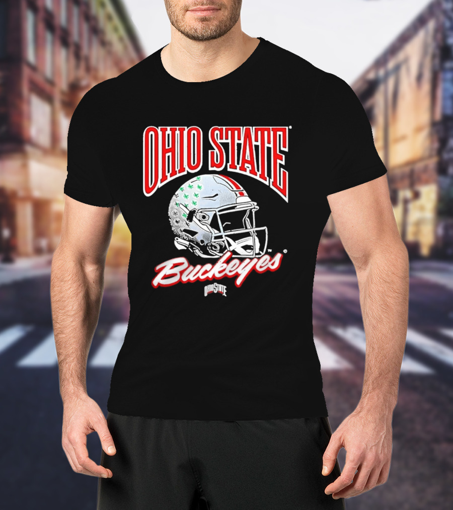 Ohio State Buckeyes Helmet Ncaa Football T-Shirt