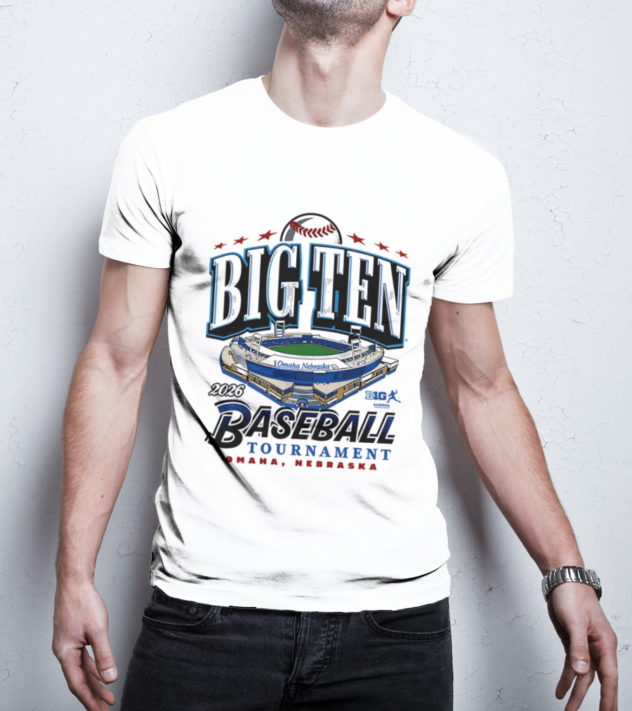 2026 Big Ten Baseball Tournament Omaha Nebraska T-Shirt
