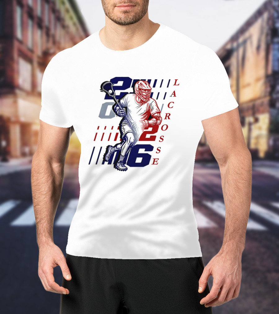2026 Lacrosse Tournament Big Ten Championship Player Action T-Shirt