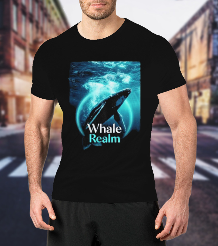 Whale Realm Cinematic Underwater Escape T-Shirt