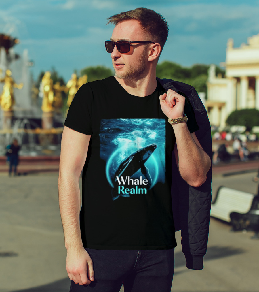 Whale Realm Cinematic Underwater Escape T-Shirt