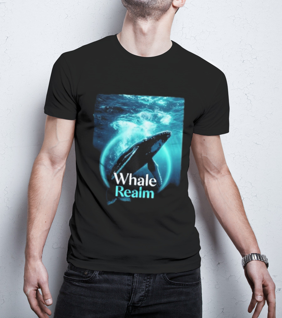 Whale Realm Cinematic Underwater Escape T-Shirt