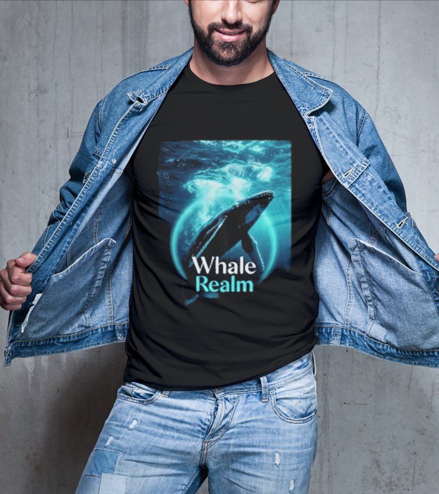 Whale Realm Cinematic Underwater Escape T-Shirt