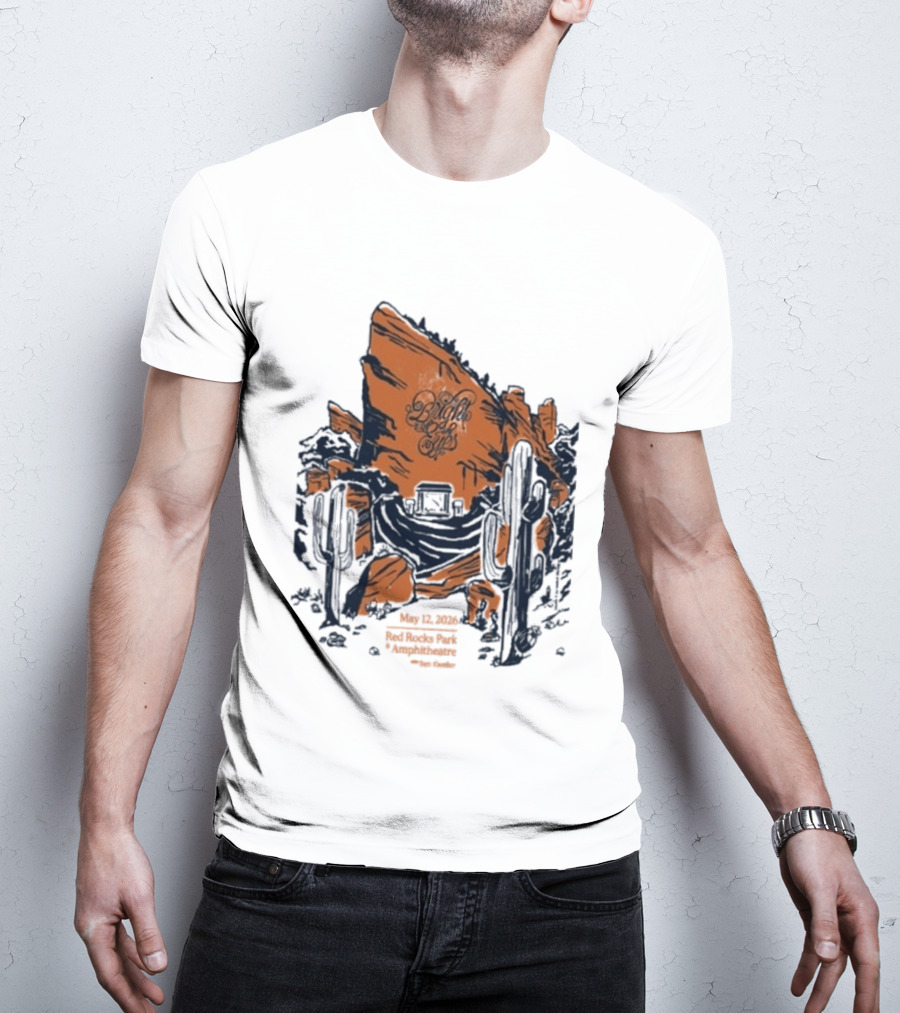 Bright Eyes Red Rocks May 12 2026 Concert Event T-Shirt