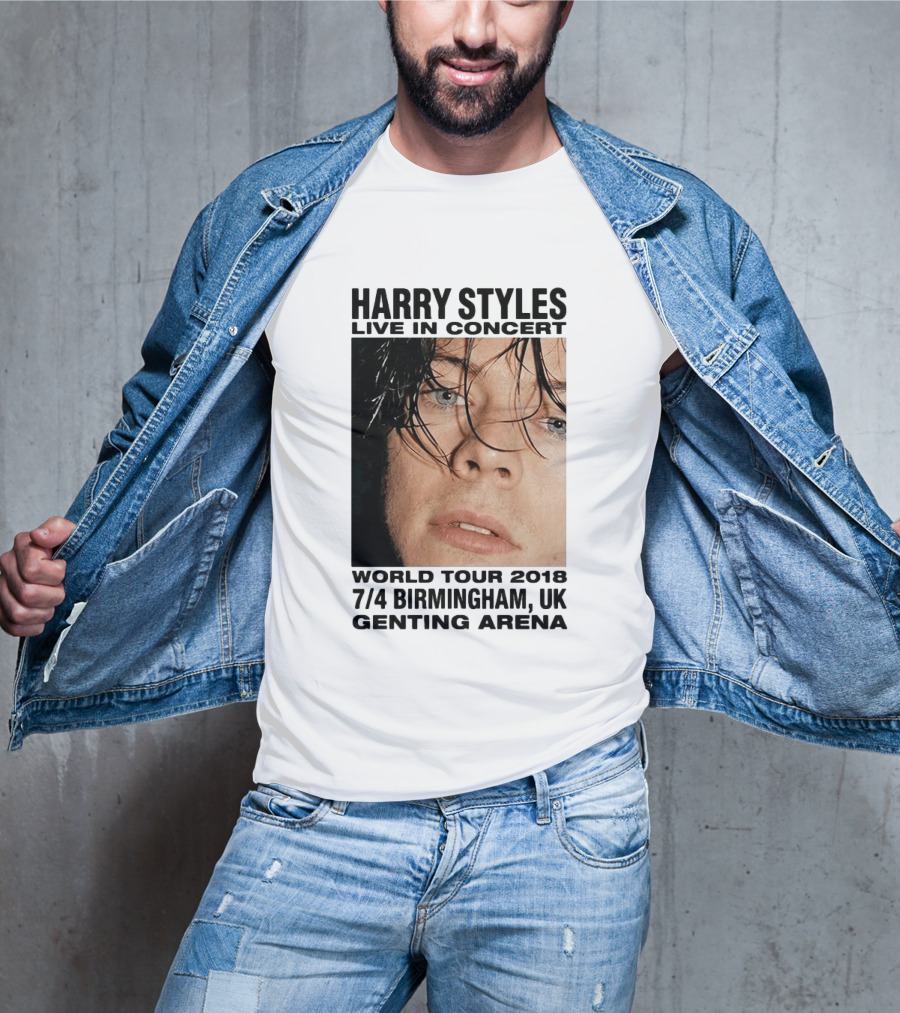 Harry Styles Live In Concert World Tour 2018 Birmingham UK Genting Arena T-Shirt