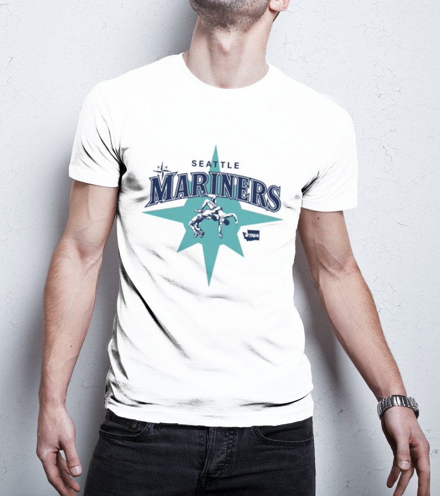 Seattle Mariners WA State Wrestling Association T-Shirt
