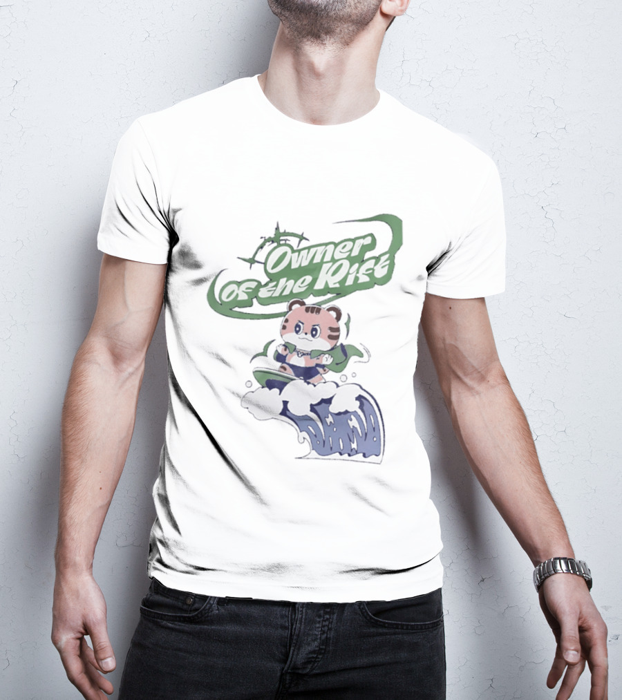 Owner Of The Waves Tiger Surfing Adventure T-Shirt