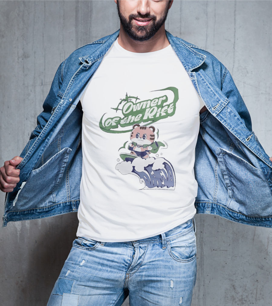 Owner Of The Waves Tiger Surfing Adventure T-Shirt