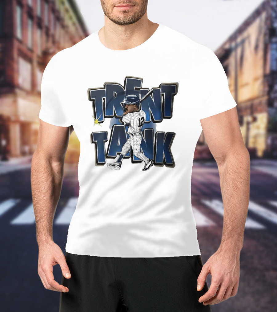 Trent Tank Baseball Homerun Player Number 12 T-Shirt