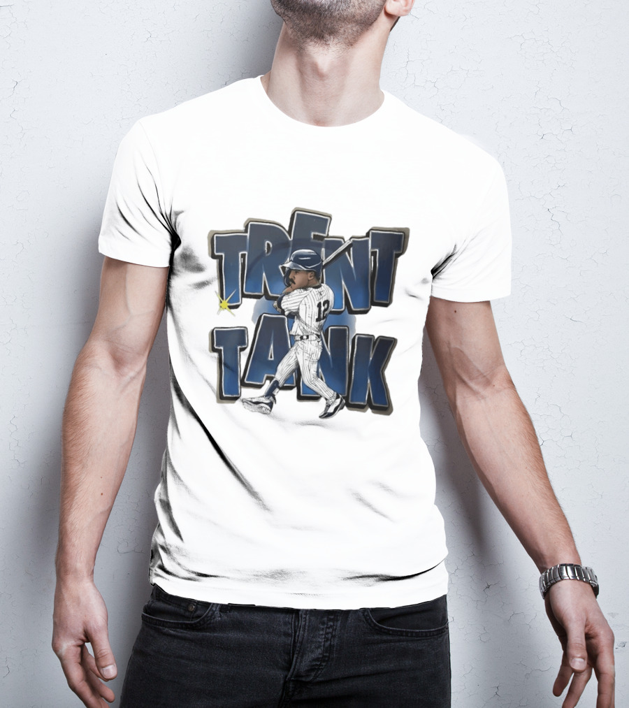 Trent Tank Baseball Homerun Player Number 12 T-Shirt