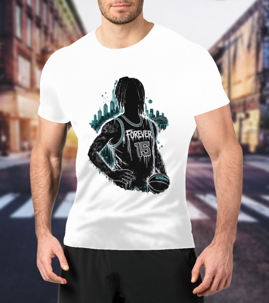 Brandon Clarke Forever 15 Memphis Grizzlies Basketball City Skyline Wilson T-Shirt