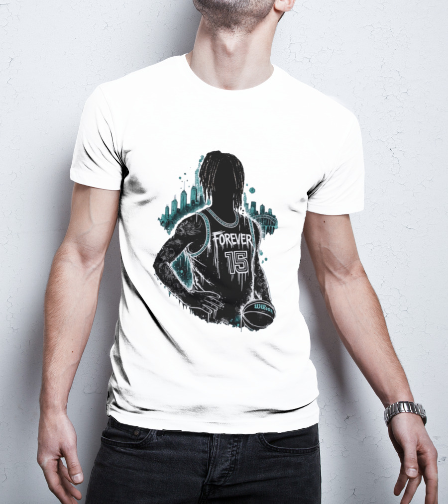 Brandon Clarke Forever 15 Memphis Grizzlies Basketball City Skyline Wilson T-Shirt
