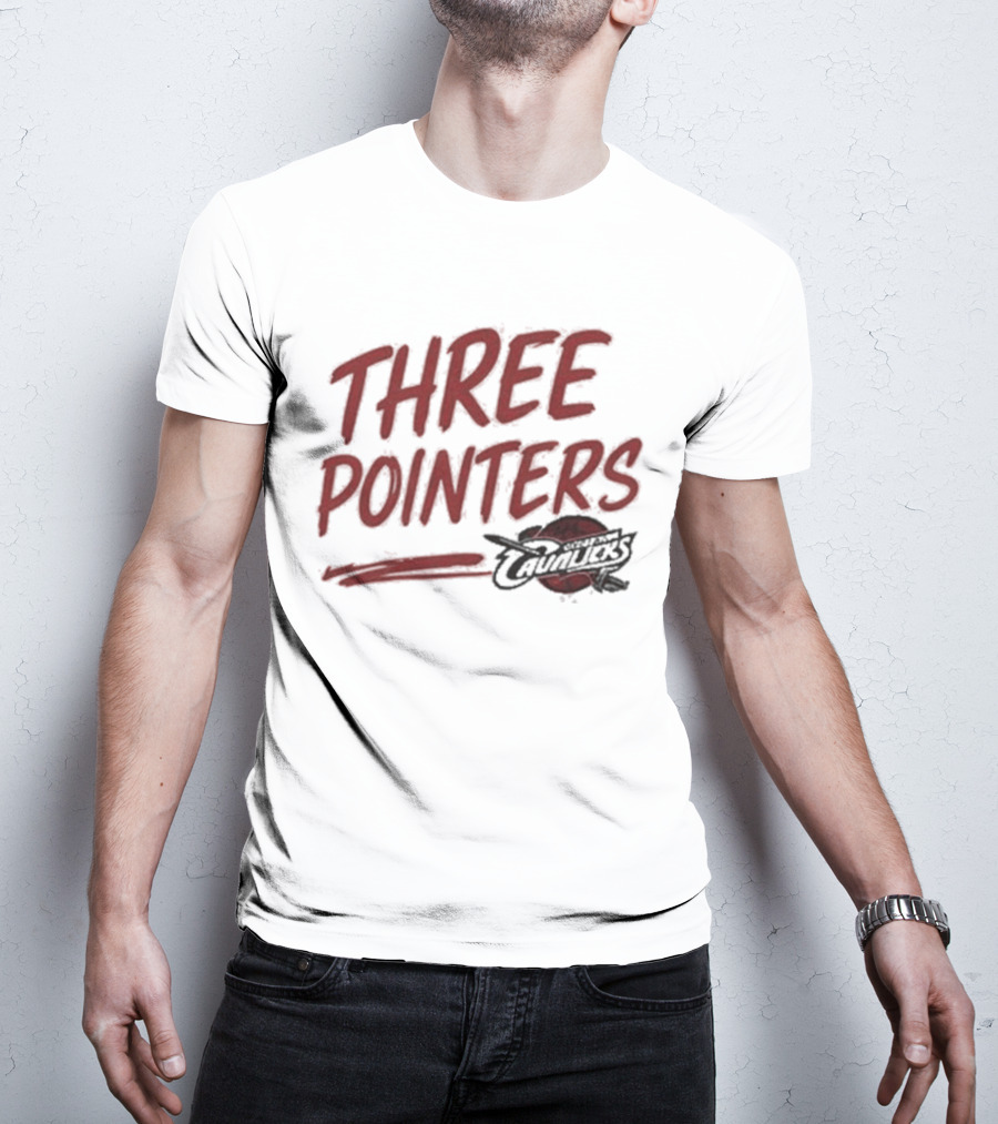 Three Pointers Cleveland Cavaliers Team T-Shirt