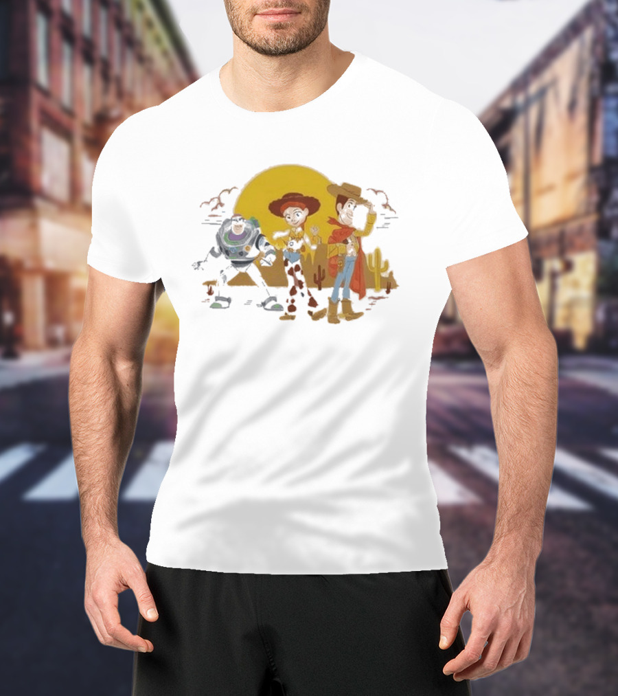 Arizona Diamondbacks X Toy Story Collaboration May 24 2026 Buzz Lightyear Woody Jessie Desert Scene T-Shirt