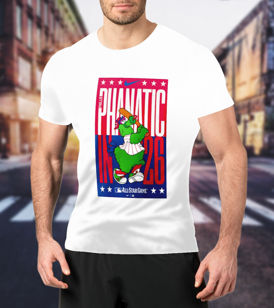 Phillie Phanatic MLB All Star Game 2026 Nike T-Shirt